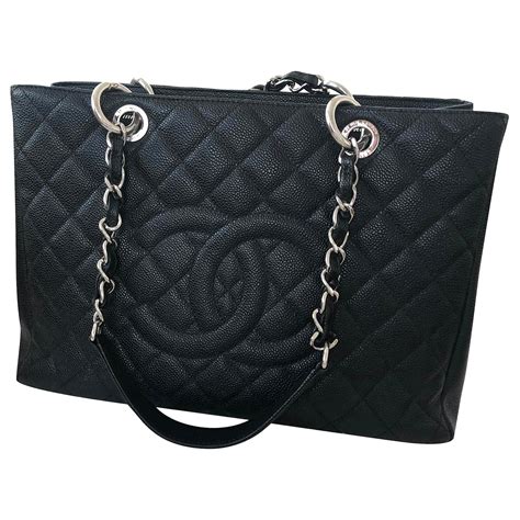 sac a main grand shopping chanel|used vintage chanel bags.